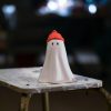Handmade Ceramic Ghost Incense Holder: Whimsical Halloween Decor